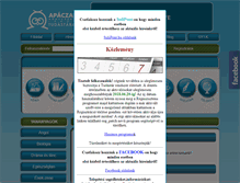 Tablet Screenshot of apaczai.tudastar.com